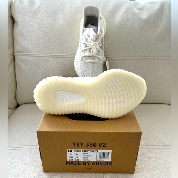 👟 Adidas Yeezy Boost 350 V2 Low Bone HQ6316 Mens Size 6.5 Women’s Size 8 Sneaker - Picture 11 of 13